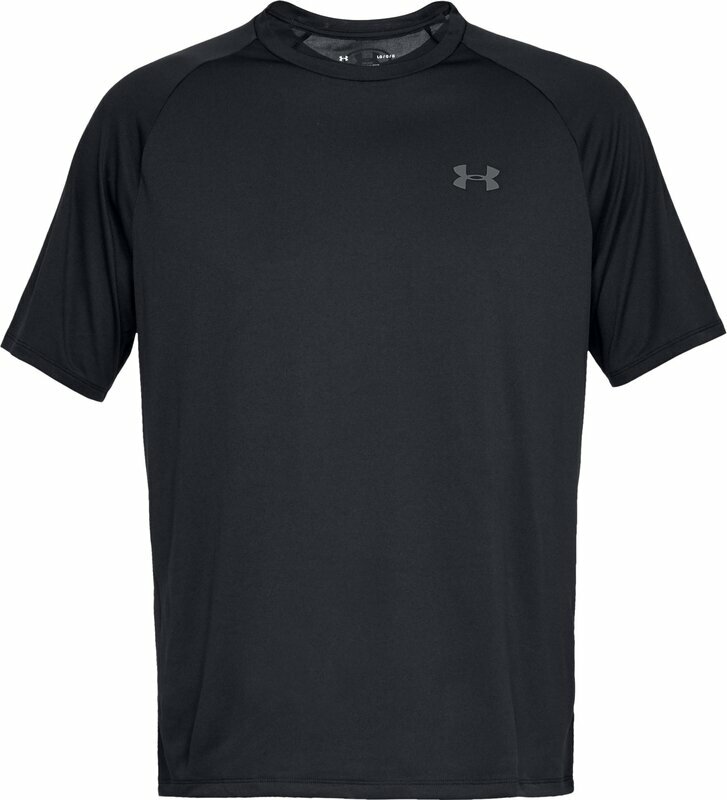 Фитнес тениска Under Armour Men's UA Tech 2.0 Short Sleeve Black/Graphite S Фитнес тениска