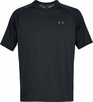 Fitnes majica Under Armour Men's UA Tech 2.0 Short Sleeve Black/Graphite S Fitnes majica - 1