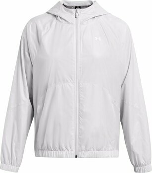 Löparjacka Under Armour Women's Sport Windbreaker Jacket Halo Gray/White S Löparjacka - 1