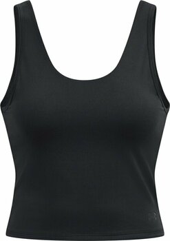 Fitness shirt Under Armour Women's UA Motion Tank Black/Jet Gray S Fitness shirt - 1