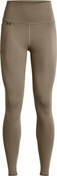 Fitness Trousers Under Armour Women's UA Motion Full-Length Leggings Taupe Dusk/Black L Fitness Trousers - 1