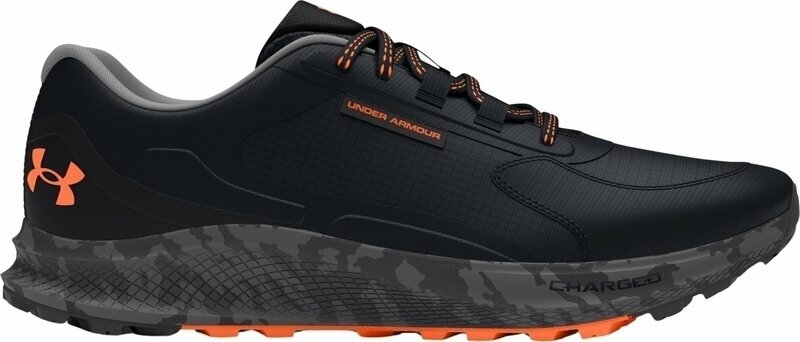Trailowe buty do biegania Under Armour Men's UA Bandit Trail 3 Running Shoes Black/Orange Blast 41 Trailowe buty do biegania