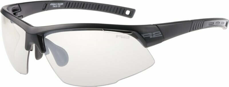 Óculos de ciclismo R2 Racer AT063A11 Black Matt/Clear/Flash Mirror Óculos de ciclismo