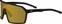 Óculos de ciclismo R2 Factor AT111A Black Matt/Brown/Gold Mirror/Photochromatic Óculos de ciclismo