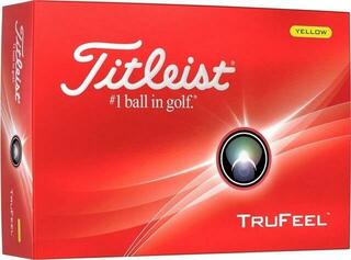 Golf žogice Titleist TruFeel 2024 Yellow Golf žogice