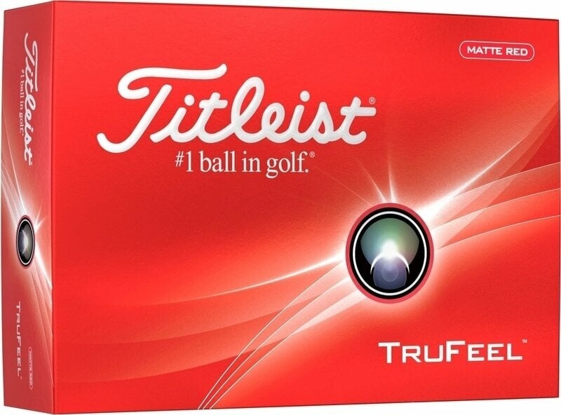 Piłka golfowa Titleist TruFeel 2024 Red