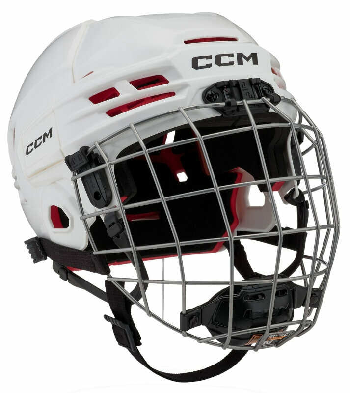 Photos - Ice Hockey Equipment CCM HTC Tacks 70 White S Hockey Helmet AC100065774 