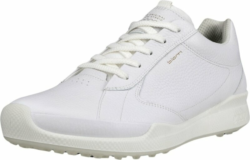 Męskie buty golfowe Ecco Biom Hybrid Mens Golf Shoes White 45