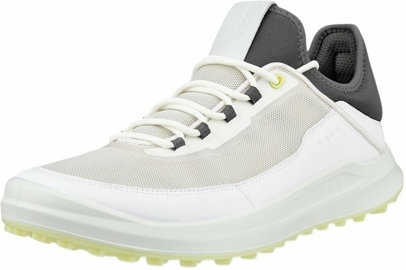 Golfsko til mænd Ecco Core Mens Golf Shoes White/Magnet 47