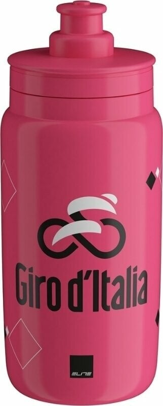 Botella de bicicleta Elite Fly Giro D´Italia Bottle Pink 550 ml Botella de bicicleta