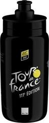 Bicycle bottle Elite Fly TDF Map Bottle Black 550 ml Bicycle bottle