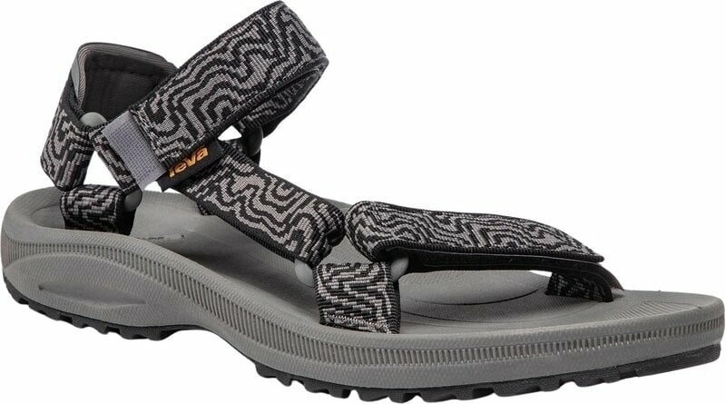 Mens Outdoor Shoes Teva Winsted Men's Layered Rock Black/Grey 39,5 Mens Outdoor Shoes