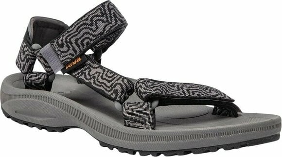 Mens Outdoor Shoes Teva Winsted Men's Layered Rock Black/Grey 39,5 Mens Outdoor Shoes - 1