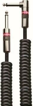 Cabo do instrumento Monster Cable Prolink Classic 21FT Coiled Instrument Cable Preto 6,5 m Angled-Straight - 1