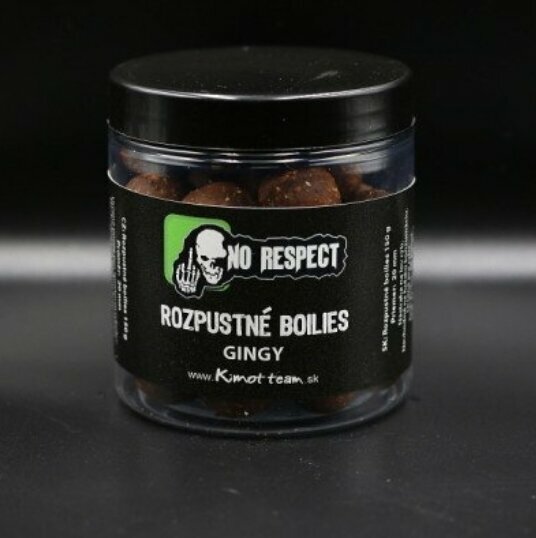 Oplosbare boilies No Respect Soluble 20 mm 150 g Gingy Oplosbare boilies