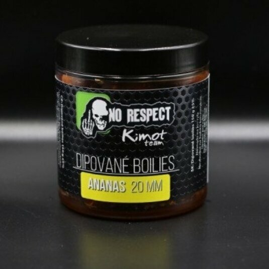 Dipované boilies No Respect Sweet Gold 150 g 15 mm Ananás Dipované boilies