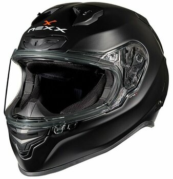 Helm Nexx X.R3R Plain Black MT L Helm - 1