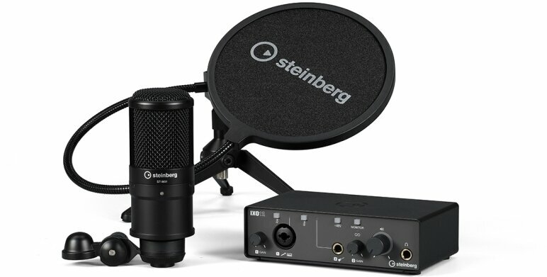 USB-audio-interface - geluidskaart Steinberg IXO12 Podcast Pack
