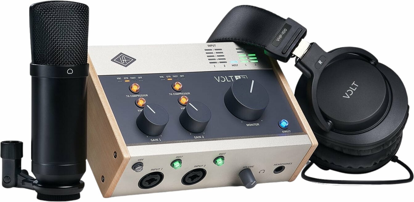 USB-audio-interface - geluidskaart Universal Audio Volt 276 Studio Pack