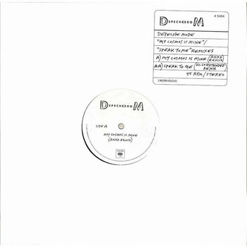 Vinyl Record Depeche Mode - My Cosmos Is Mine / Speak To Me (Remixes) (12" Vinyl) - 1