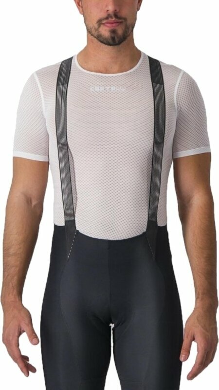 Maillot de ciclismo Castelli Pro Mesh 2.0 Short Sleeve Camiseta-Ropa interior funcional Blanco 2XL