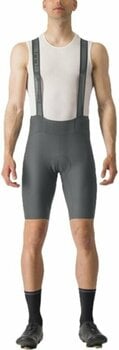 Pantaloncini e pantaloni da ciclismo Castelli Espresso Bibshort Gunmetal Gray M Pantaloncini e pantaloni da ciclismo - 1