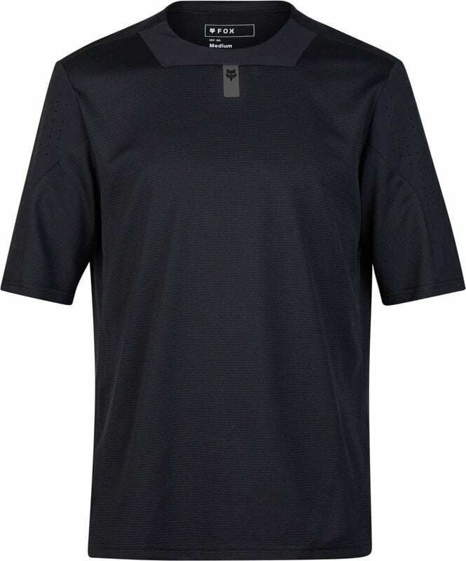Odzież kolarska / koszulka FOX Defend Short Sleeve Jersey Black L