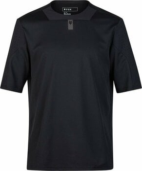 Fietsshirt FOX Defend Short Sleeve Jersey Black L - 1