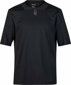 Fietsshirt FOX Defend Short Sleeve Jersey Black M - 1