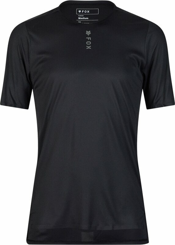 Mez kerékpározáshoz FOX Flexair Pro Short Sleeve Jersey Black L
