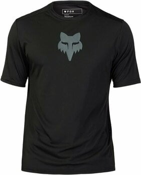 Fietsshirt FOX Ranger Lab Head Short Sleeve Jersey Jersey Black L - 1