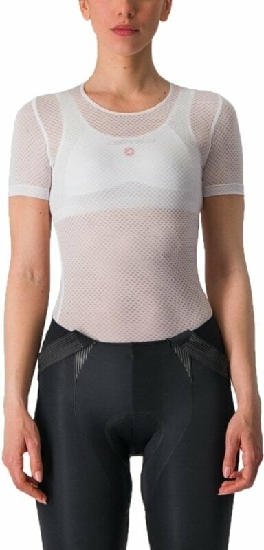 Odzież kolarska / koszulka Castelli Pro Mesh W Short Sleeve Bezrękawnik White M