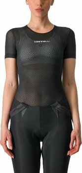 Mez kerékpározáshoz Castelli Pro Mesh W Short Sleeve Trikó Black L - 1