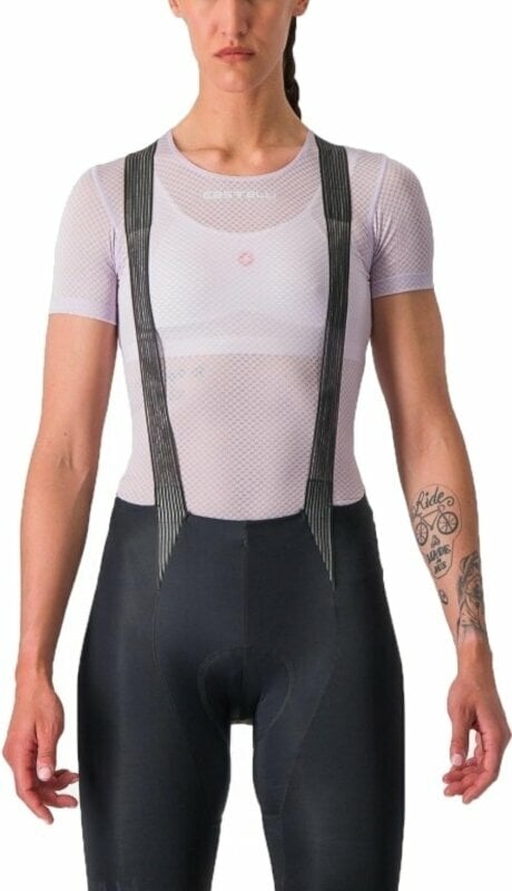 Mez kerékpározáshoz Castelli Pro Mesh W Short Sleeve Trikó Purple Mist S