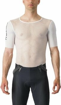 Cycling jersey Castelli Bolero Short Sleeve Base Layer White M - 1