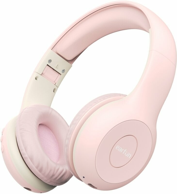 Langattomat On-ear-kuulokkeet EarFun K2P kid headphones pink Pink