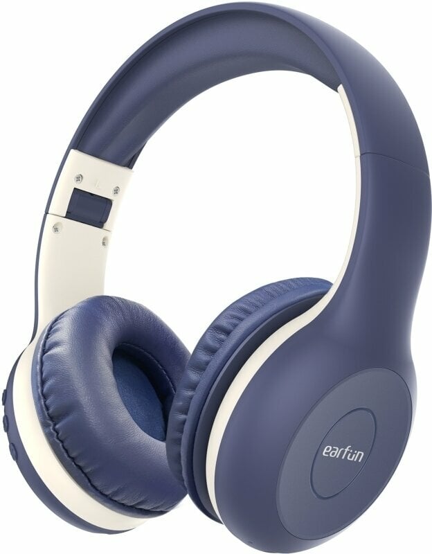Cuffie Wireless On-ear EarFun K2L kid headphones blue Blue