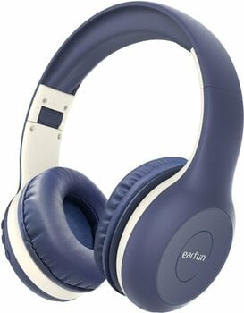 Bezdrátová sluchátka na uši EarFun K2L kid headphones blue Blue - 1