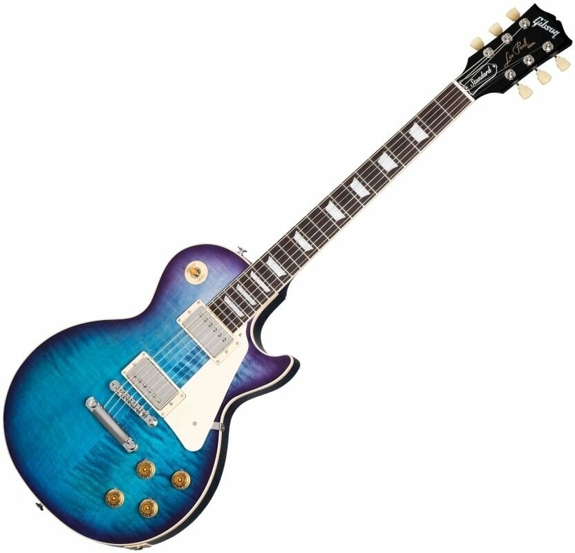 Guitare électrique Gibson Les Paul Standard 50's Figured Top Blueberry Burst