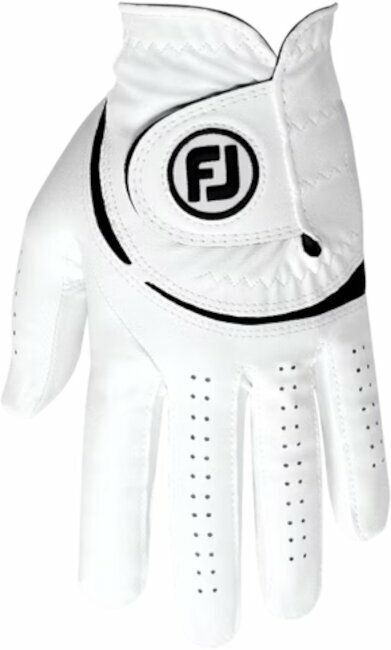 Handschuhe Footjoy Weathersof Mens Golf Glove Regular LH White/Black M/L 2024