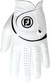 Gloves Footjoy Weathersof Mens Golf Glove Regular RH White/Black S 2024 - 1