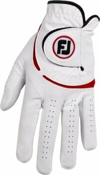 Handschuhe Footjoy Weathersof Mens Golf Glove Regular LH White/Red M/L 2024 - 1