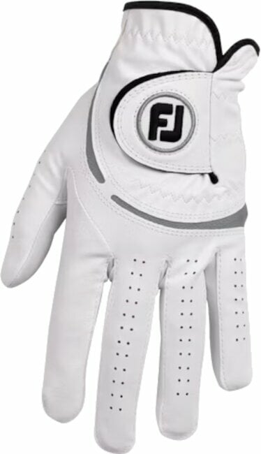 Handschuhe Footjoy Weathersof Mens Golf Glove White/Grey LH L 2024