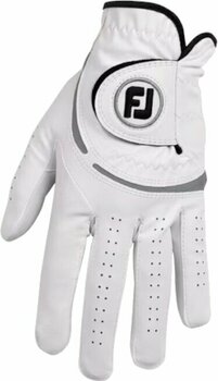 guanti Footjoy Weathersof Mens Golf Glove White/Grey LH L 2024 - 1