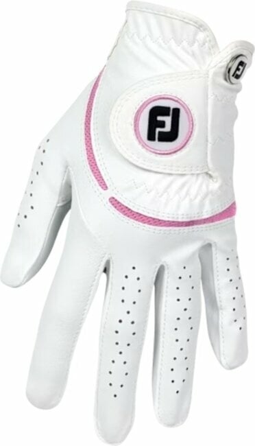 Gloves Footjoy Weathersof Womens Golf Glove Regular LH White/Pink L 2024