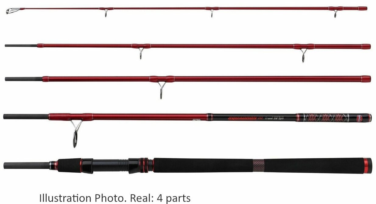 Fishing Rod Penn Squadron III Travel SW Spining 2,4 m 75 - 150 g 4 parts