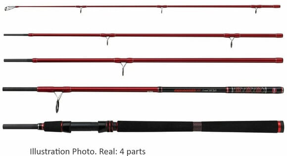 Fishing Rod Penn Squadron III Travel SW Spining 2,4 m 75 - 150 g 4 parts - 1