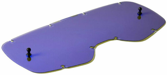 Motoros szemüveg FOX Youth Airspace & Main VLS Goggles Chrome Lexan Lens Blue Motoros szemüveg - 1