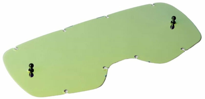 Moto brýle FOX Youth Airspace & Main VLS Goggles Chrome Lexan Lens Gold Moto brýle