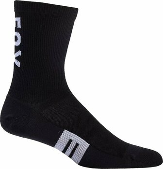 Cycling Socks FOX 6" Flexair Merino Socks Black L/XL Cycling Socks - 1